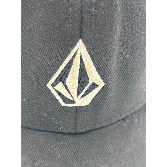 Volcom Kid Black Baseball Cap With White Embroidered Logo - Picture 4 of 15